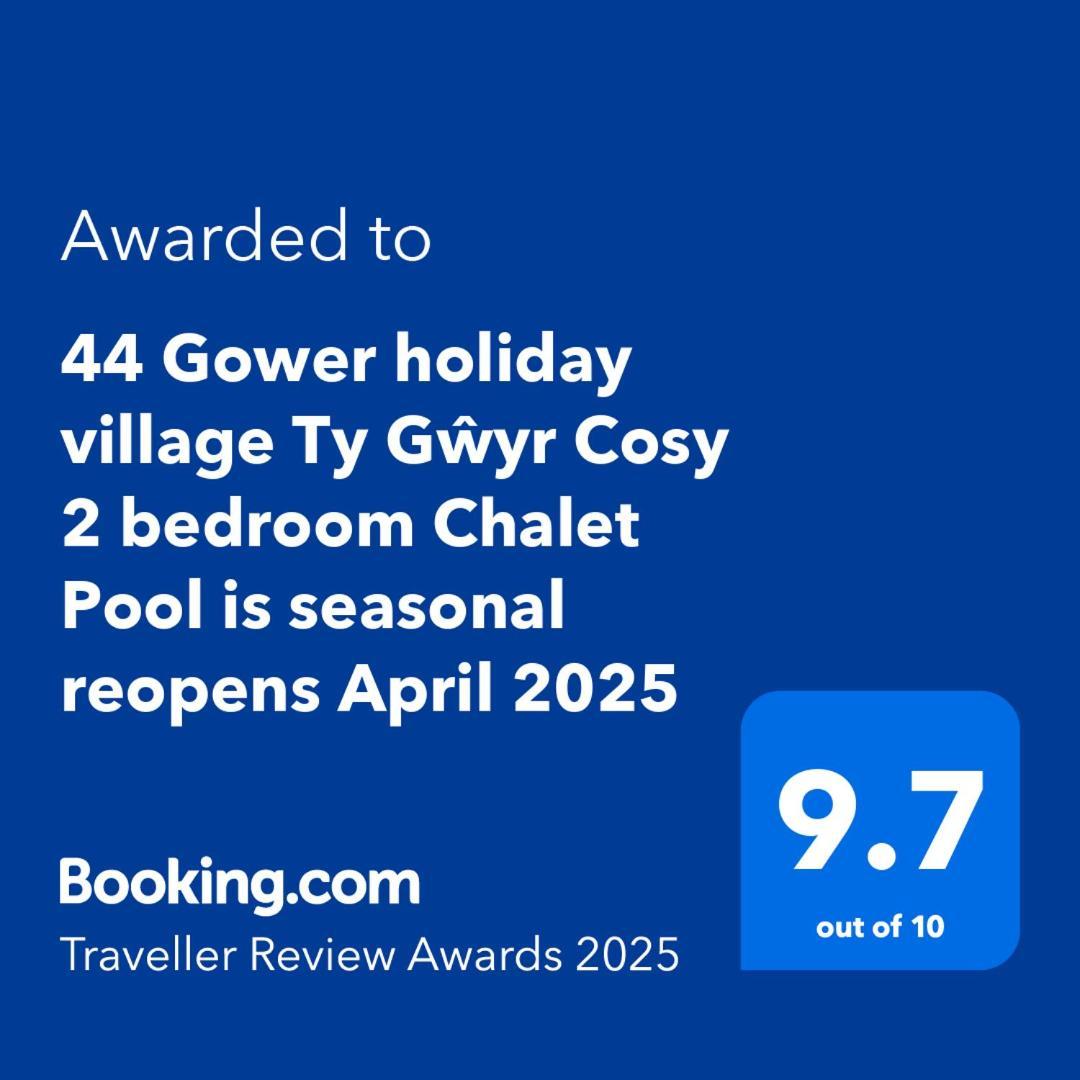 44 Gower Holiday Village Ty Gwyr Cosy 2 Bedroom Chalet Суонзи Екстериор снимка
